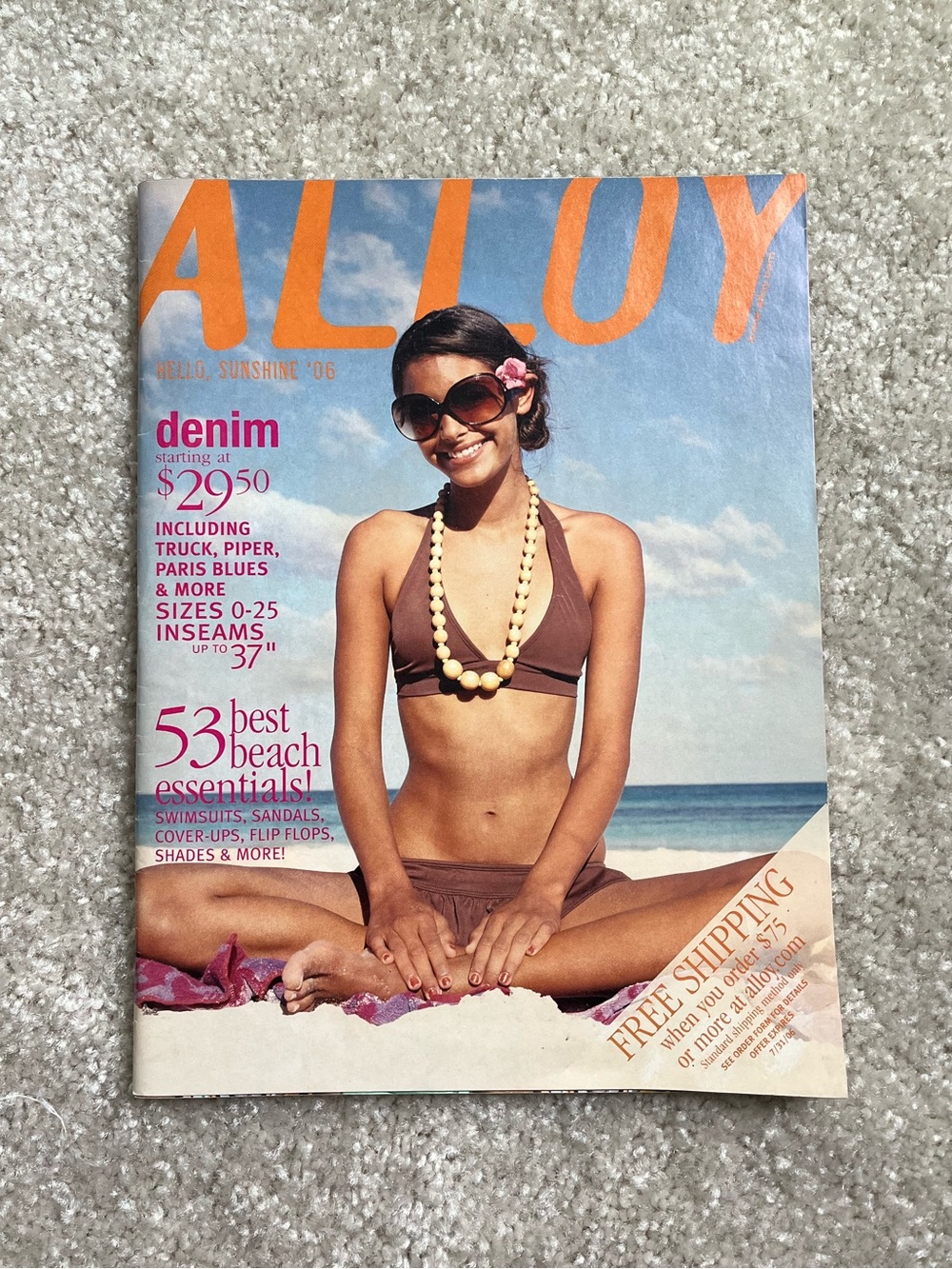 Rare Vintage Summer 2006 ALLOY Clothing Fashion Catalog